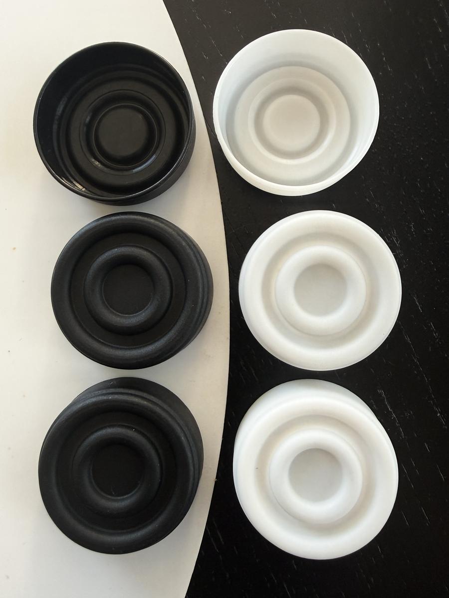 Piony warcabowe 32 mm – zestaw 40 szt. do warcabnicy 64/100