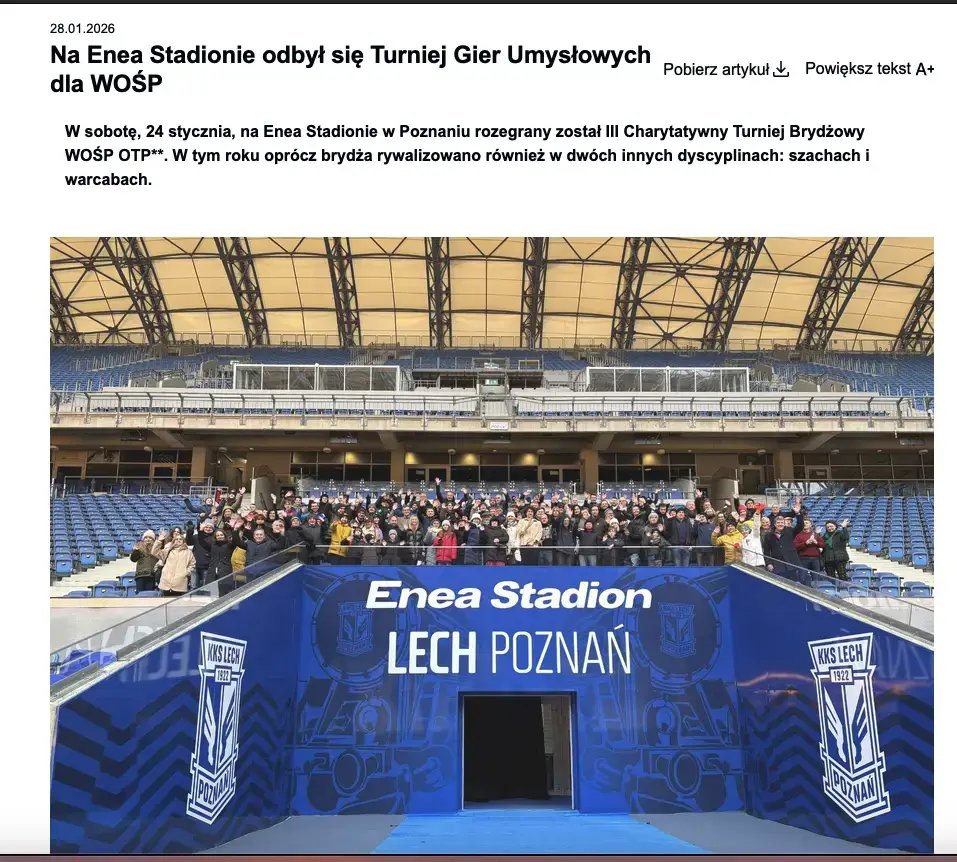 Artykuł Poznań.pl